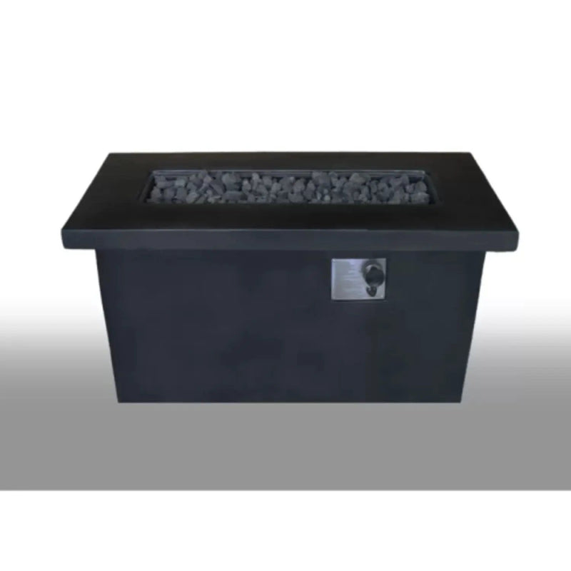 Propane / Natural Gas Outdoor Fire Pit Table - Charcoal by Unique Piece Furniture