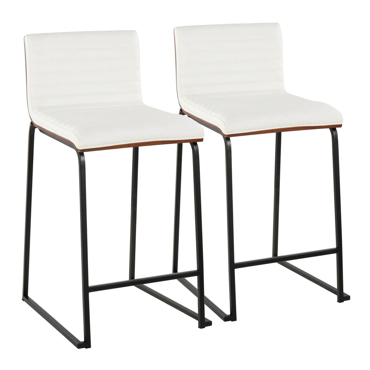 Mason Mara - Contemporary Fixed Height Quality Counter Stool (Set of 2) by HouseOfZazla
