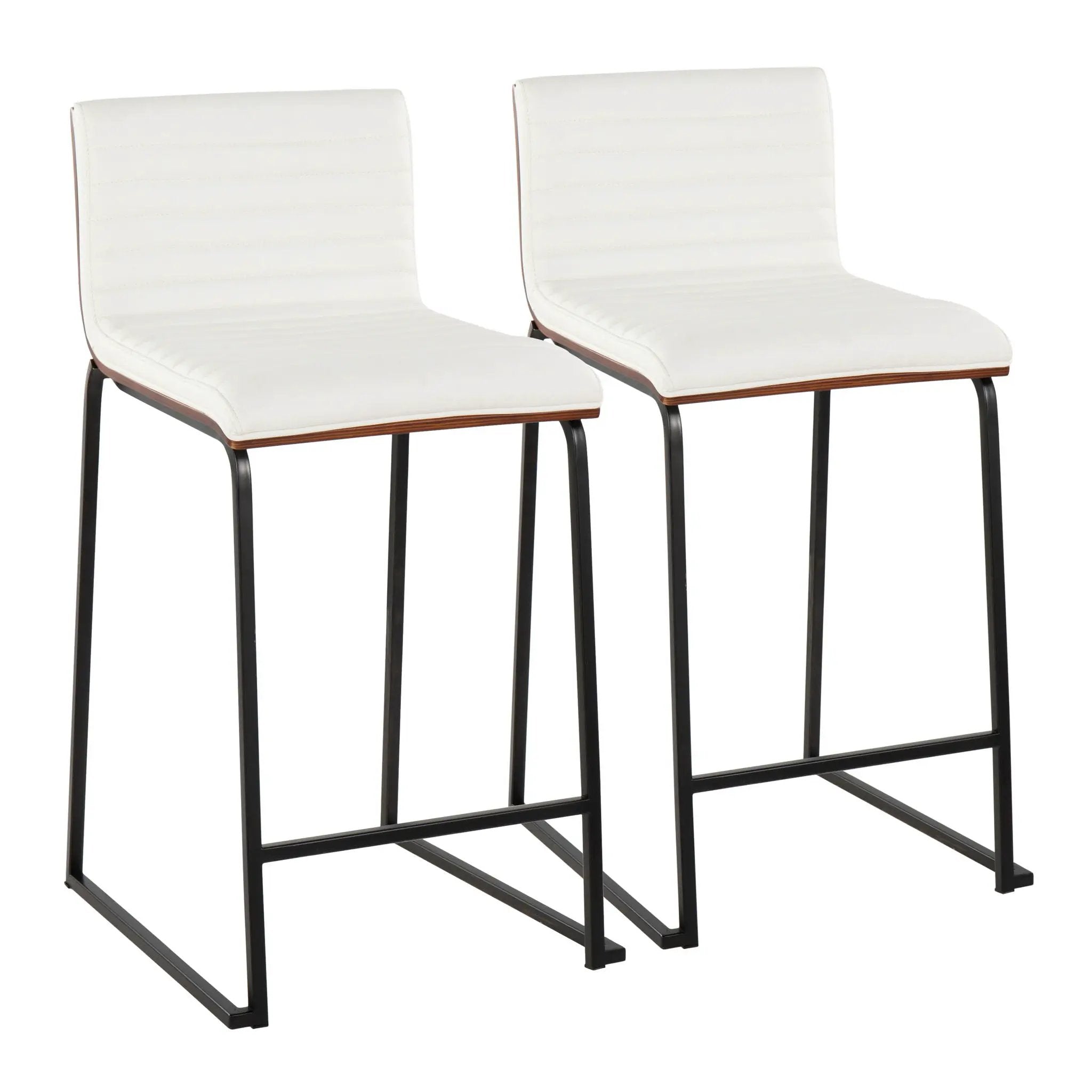Mason Mara - Contemporary Fixed Height Quality Counter Stool (Set of 2) by Unique Piece Furniture