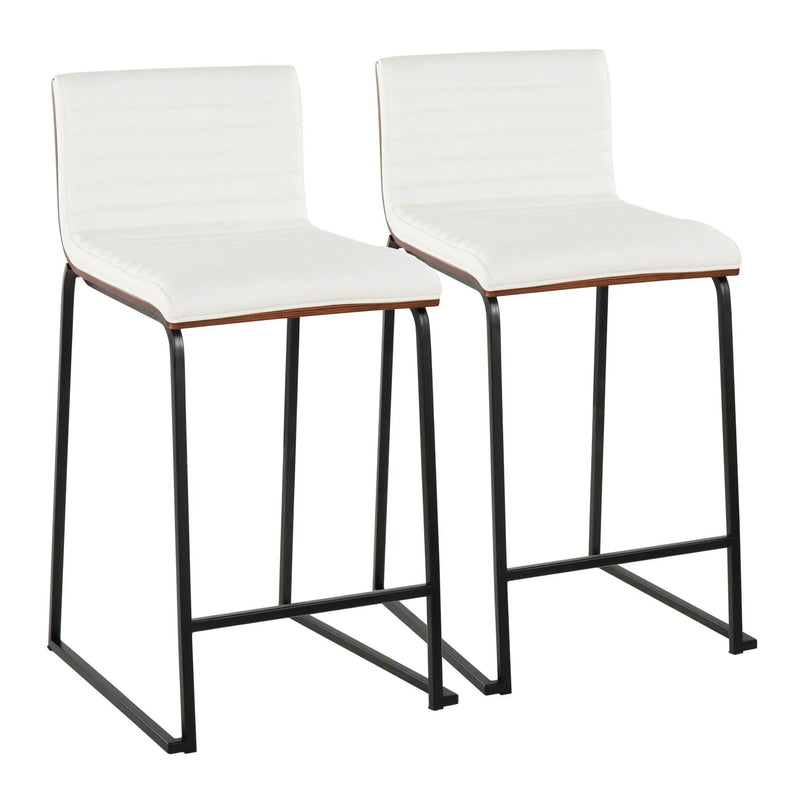 Mason Mara - Contemporary Fixed Height Quality Counter Stool (Set of 2) by Unique Piece Furniture