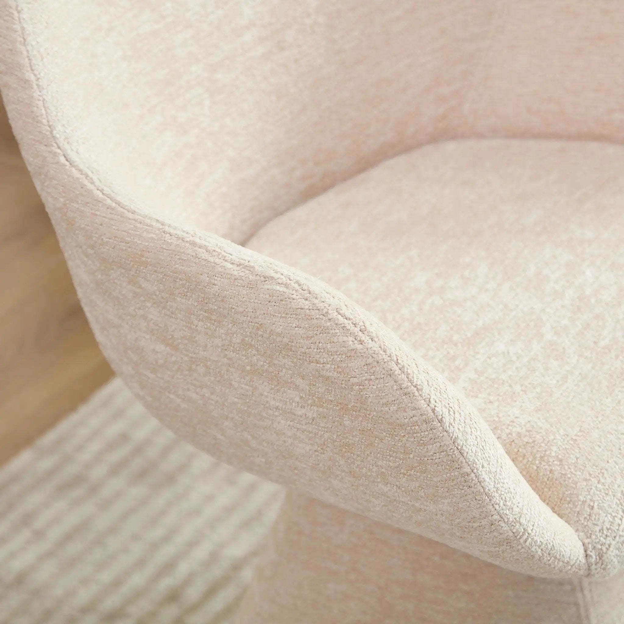 180° Rotating Accent Chair For Living Room - Beige by HouseOfZazla