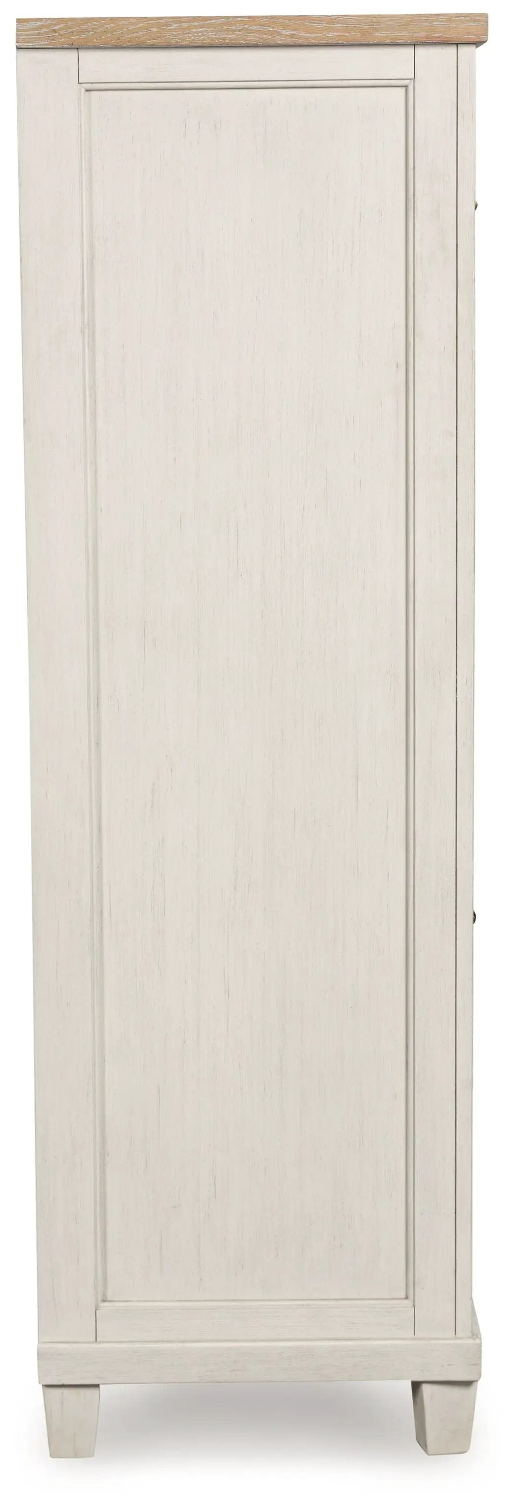 Shaybrock - Door Chest - Antique White / Brown by Unique Piece Furniture