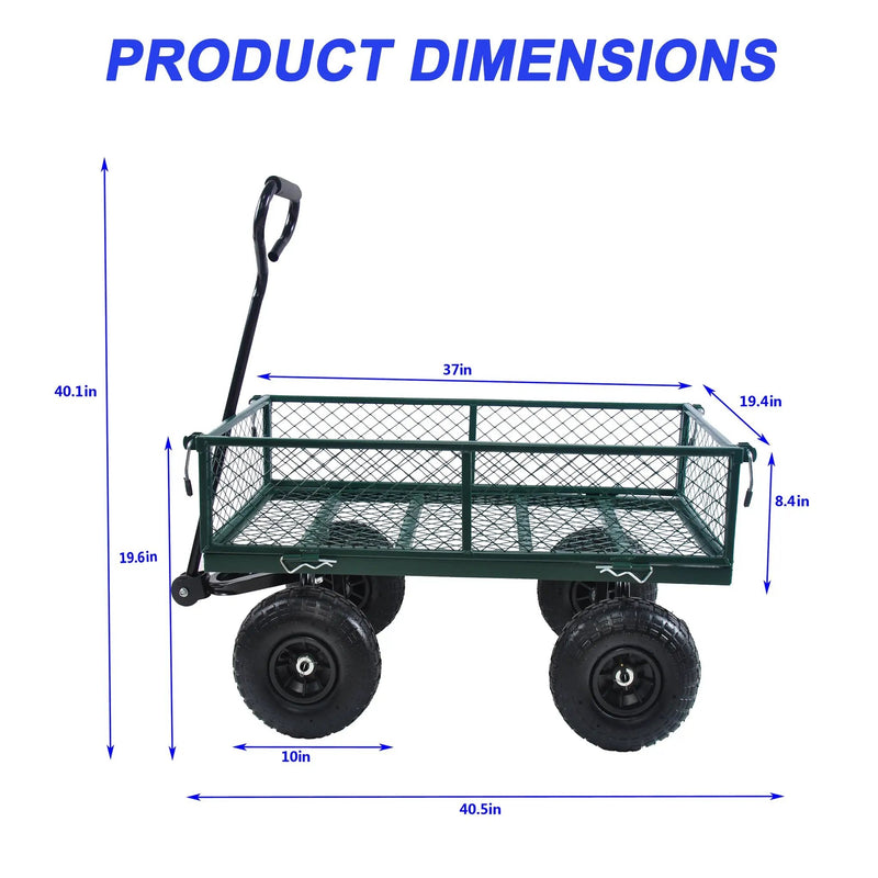 Wagon Cart Garden Cart Trucks in Green by HouseOfZazla
