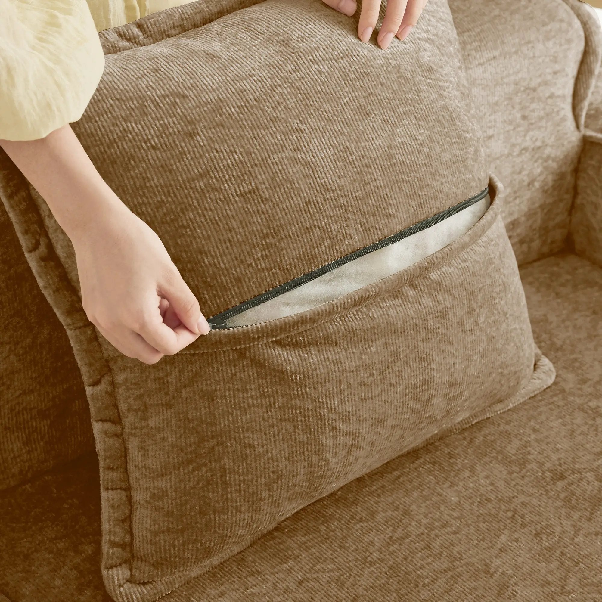 Armless Sofa Velvet by HouseOfZazla