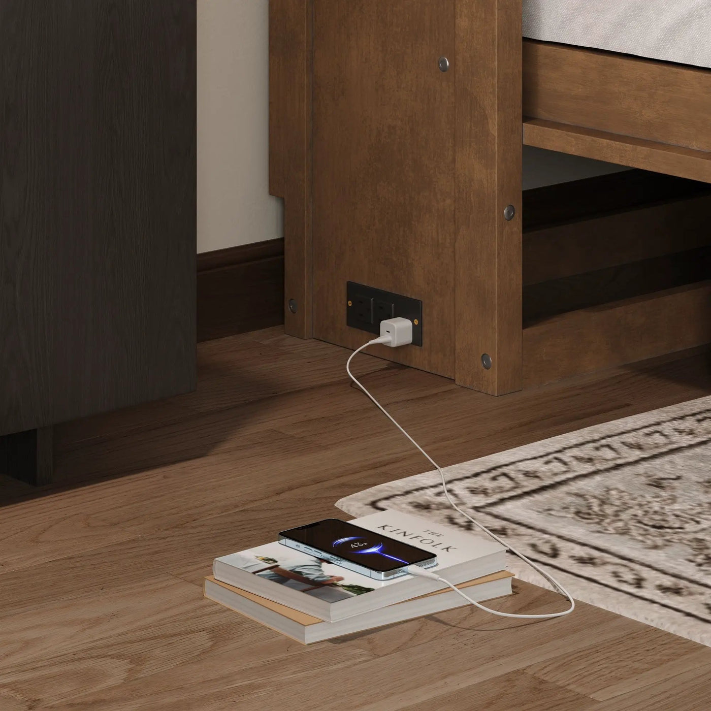 Murphy Bed With Charging Station And Drawer by Unique Piece Furniture