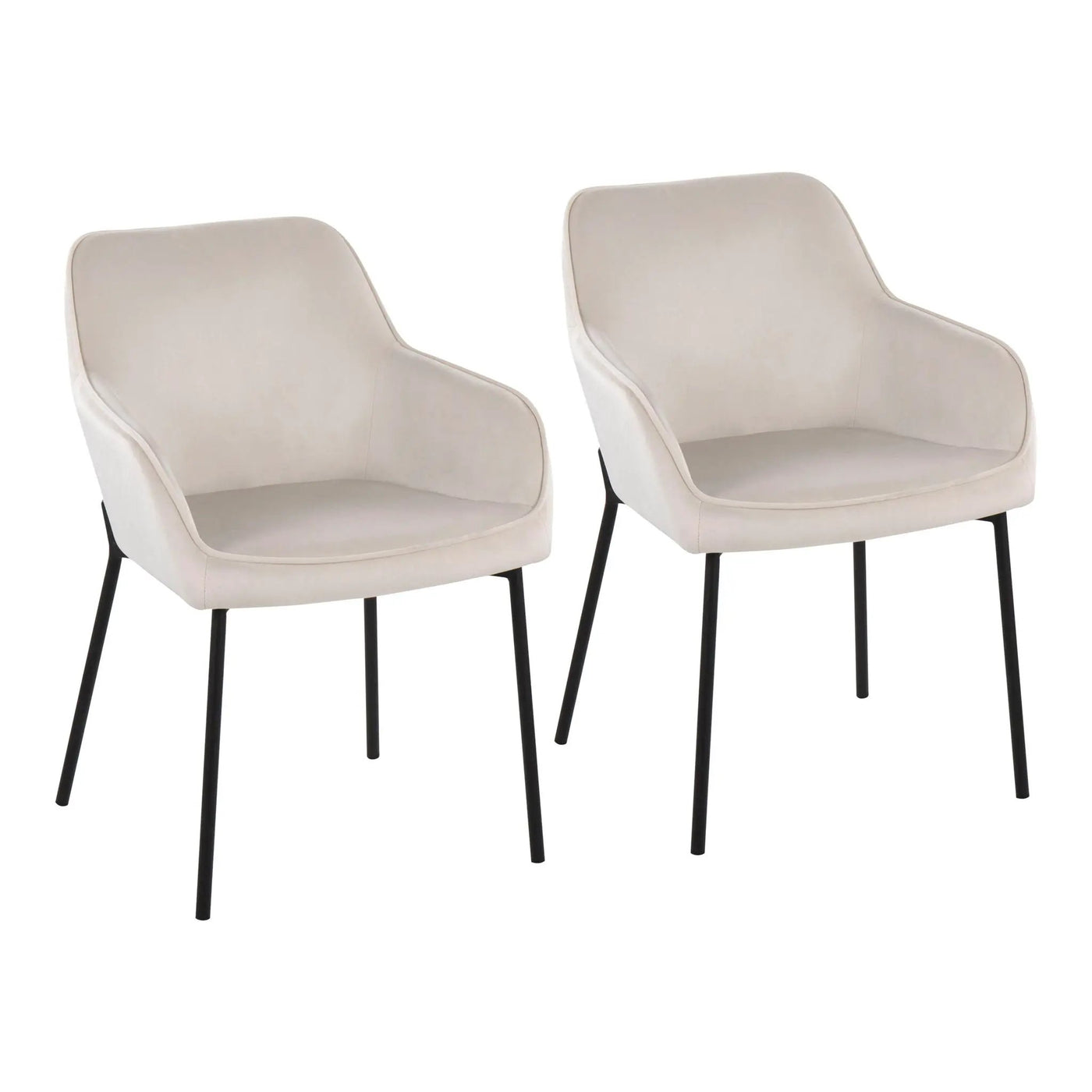 Daniella - Contemporary, Dining Chair (Set of 2) by HouseOfZazla