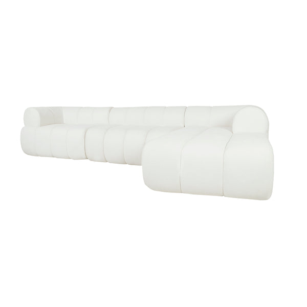 122" Modern L-Shaped Sectional Sofa with Chaise Lounge