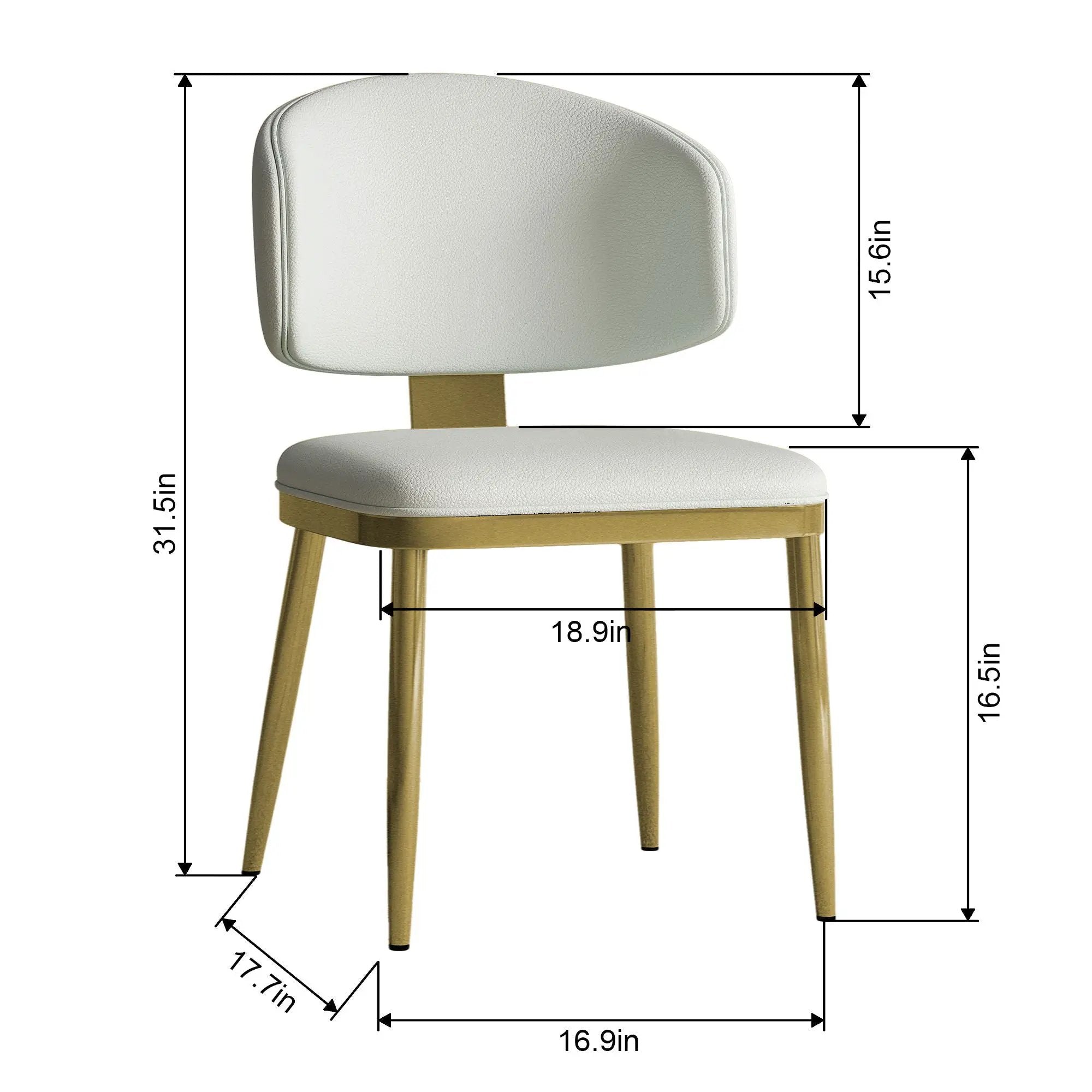 Modern Dining Chairs For Kitchen (Set of 2) by Unique Piece Furniture