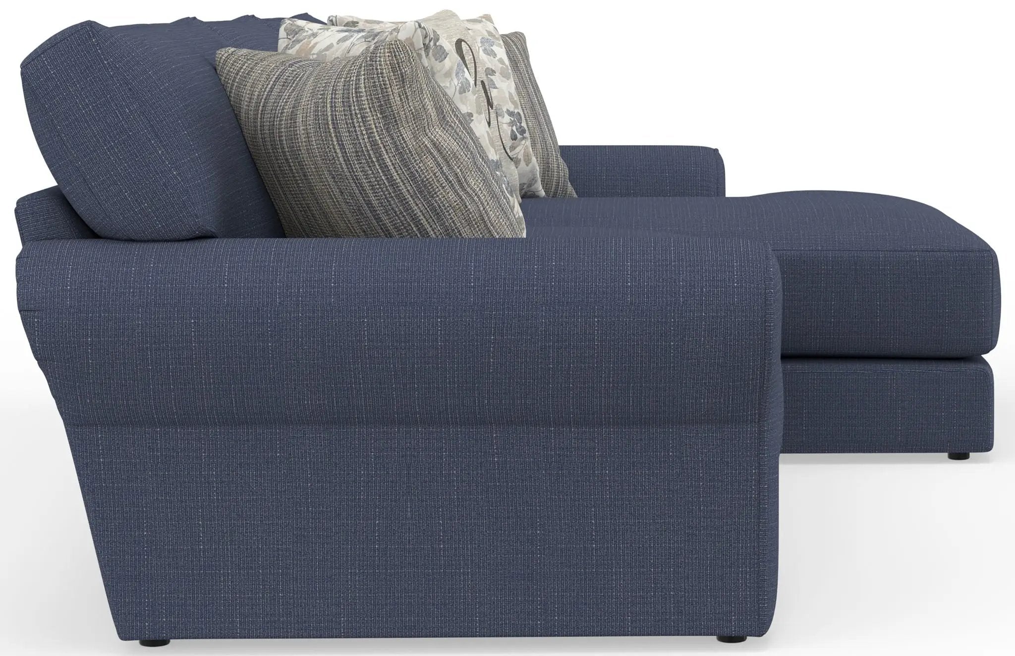 Cape May - Sofa Chaise With Comfort Coil Seating And 5 Accent Pillows Included by Unique Piece Furniture