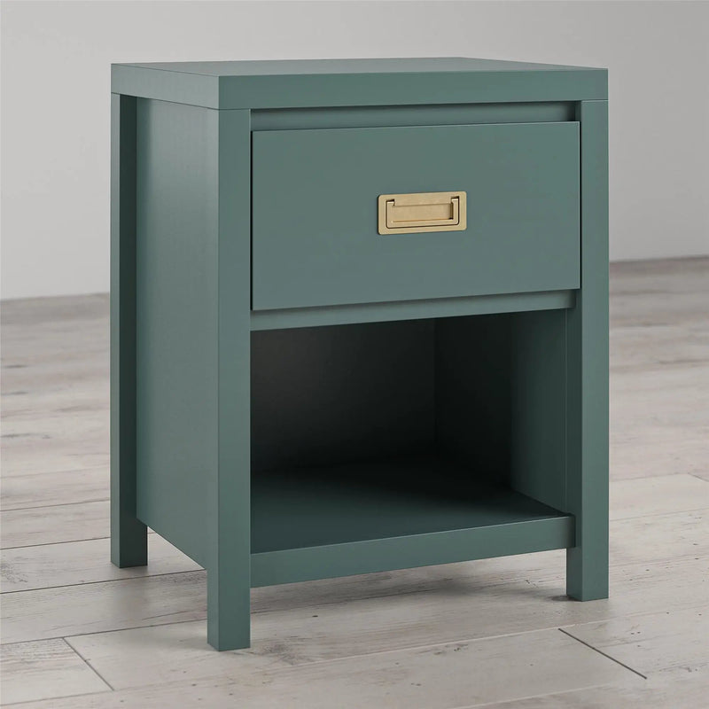 Haven - 1 Drawer Nightstand - Green by Unique Piece Furniture