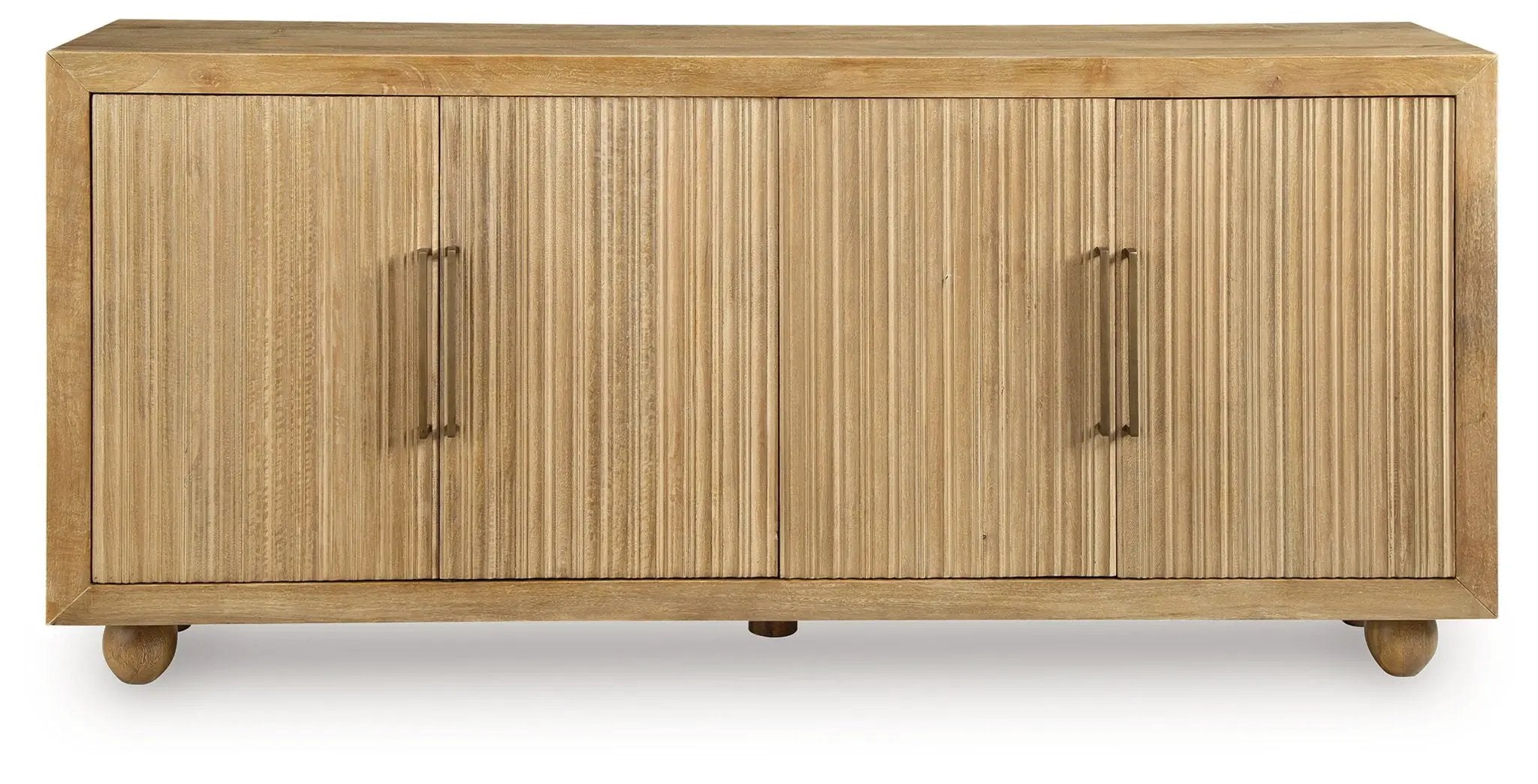 Niam - Accent Cabinet - Light Antique Beige by Unique Piece Furniture