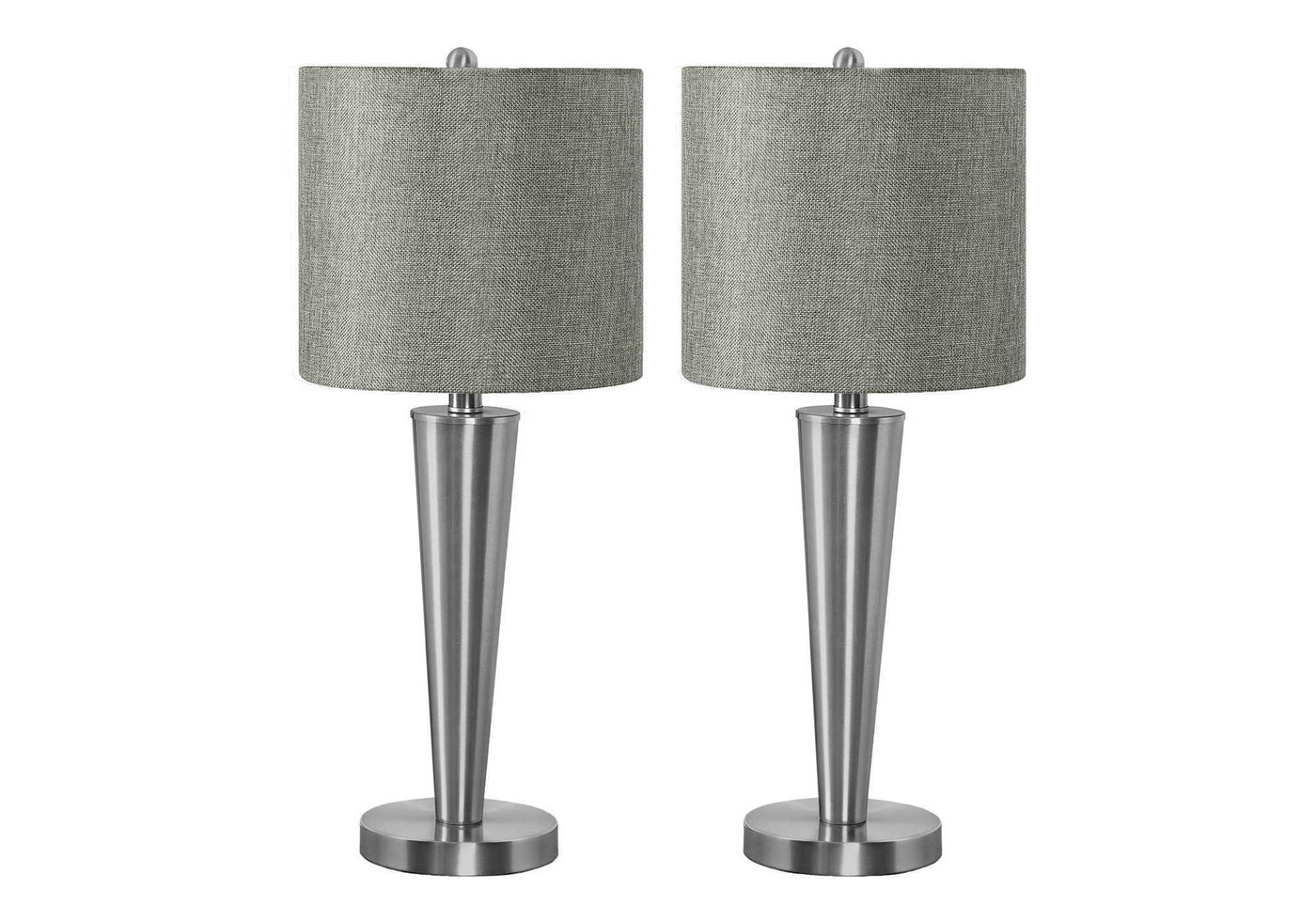 Contemporary Table Lamp Set of 2 with USB Port by HouseOfZazla