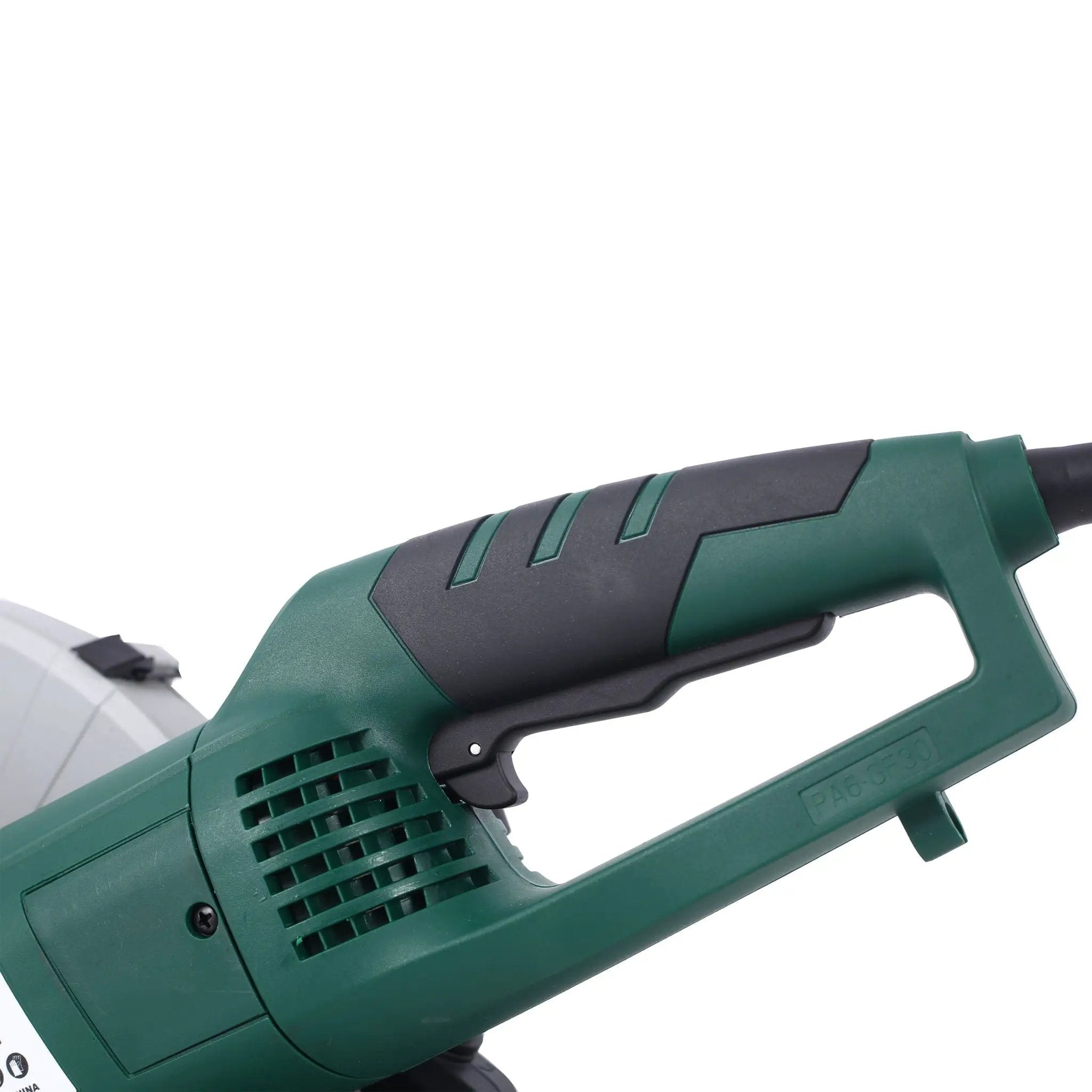Portable Electric Corded Circular Concrete Saw 14" Wet / Dry Cutter 2600W Green Steel With Water Line & Guide Roller - Green by HouseOfZazla