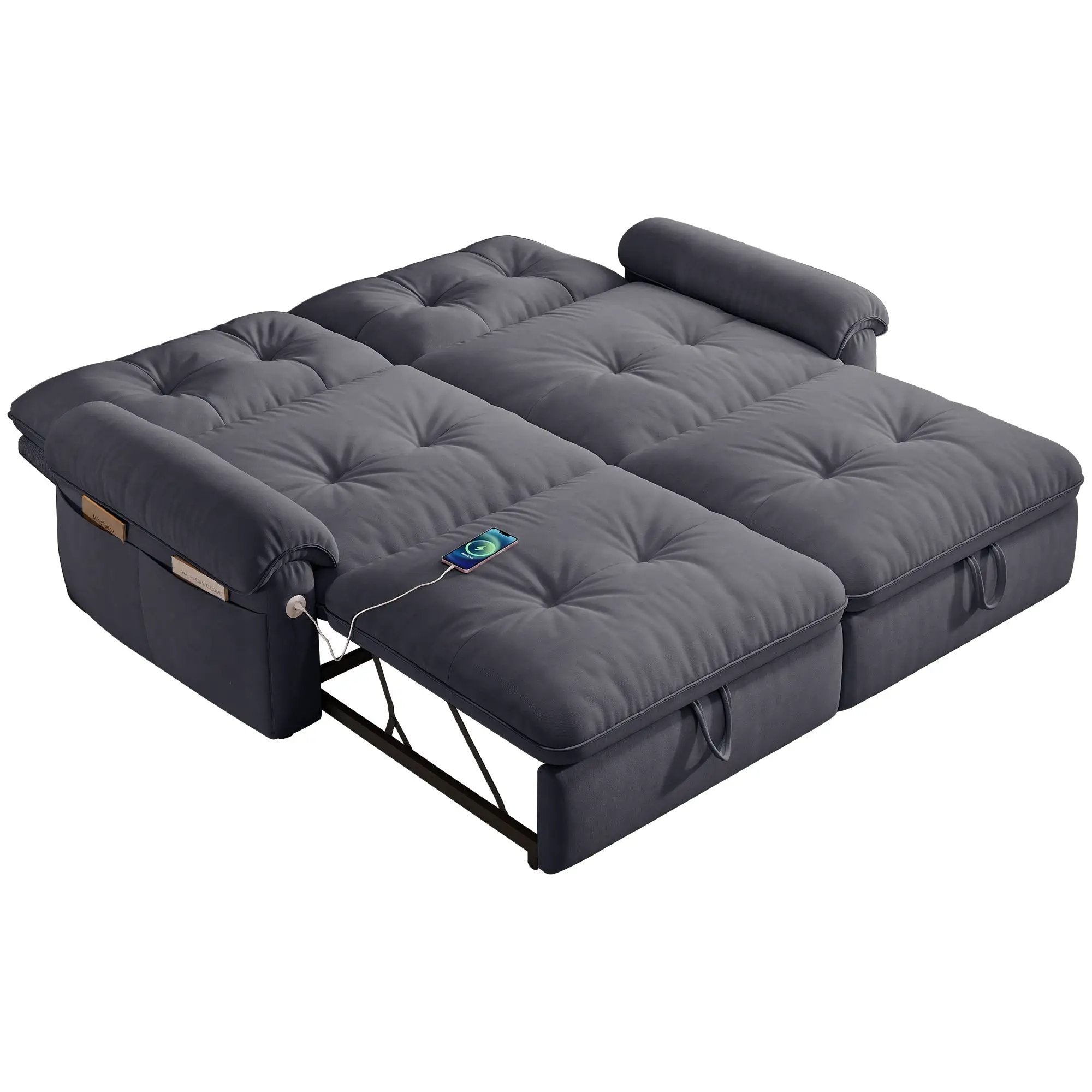 77-Inch Convertible Sofa Bed by HouseOfZazla