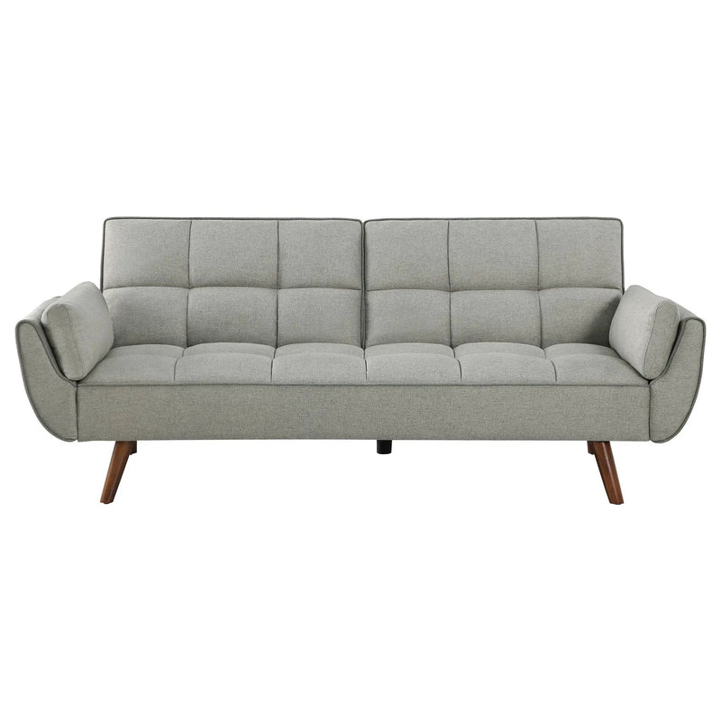 Caufield Upholstered Tufted Convertible Sofa Bed Grey by Unique Piece Furniture
