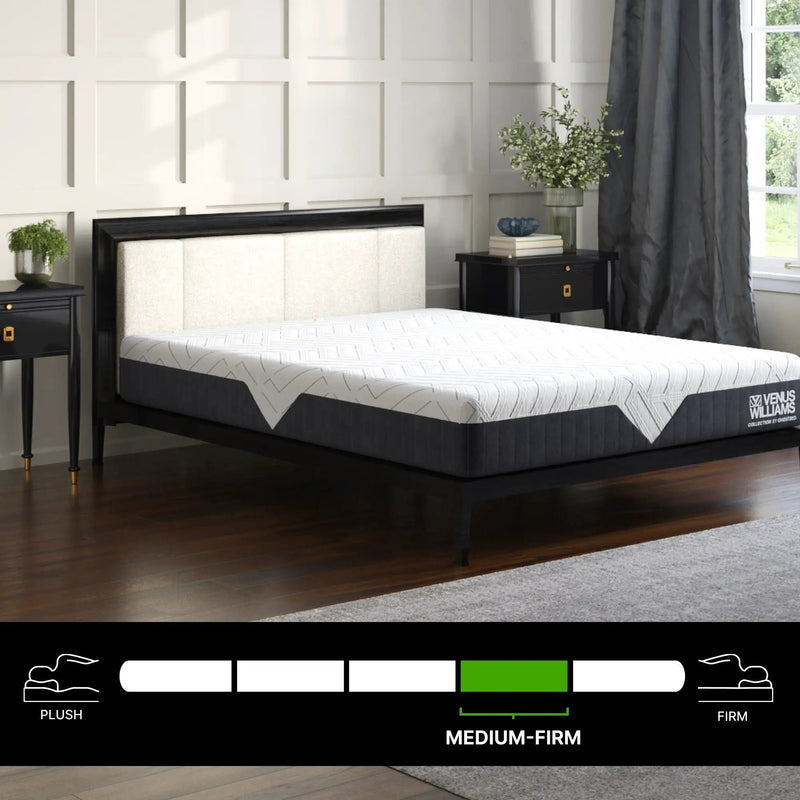 Venus Williams Legend - 12" Foam Mattress Foam With Far Infrared Technology For Cooling And Recovery by HouseOfZazla