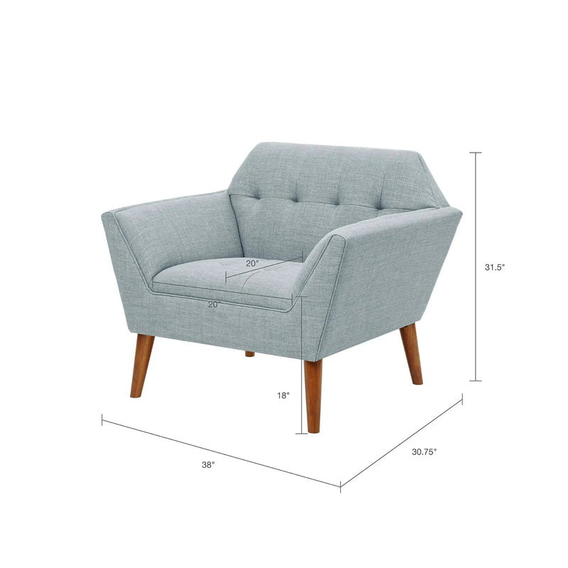 Modern Lounge Chair With Button Tufting by Unique Piece Furniture