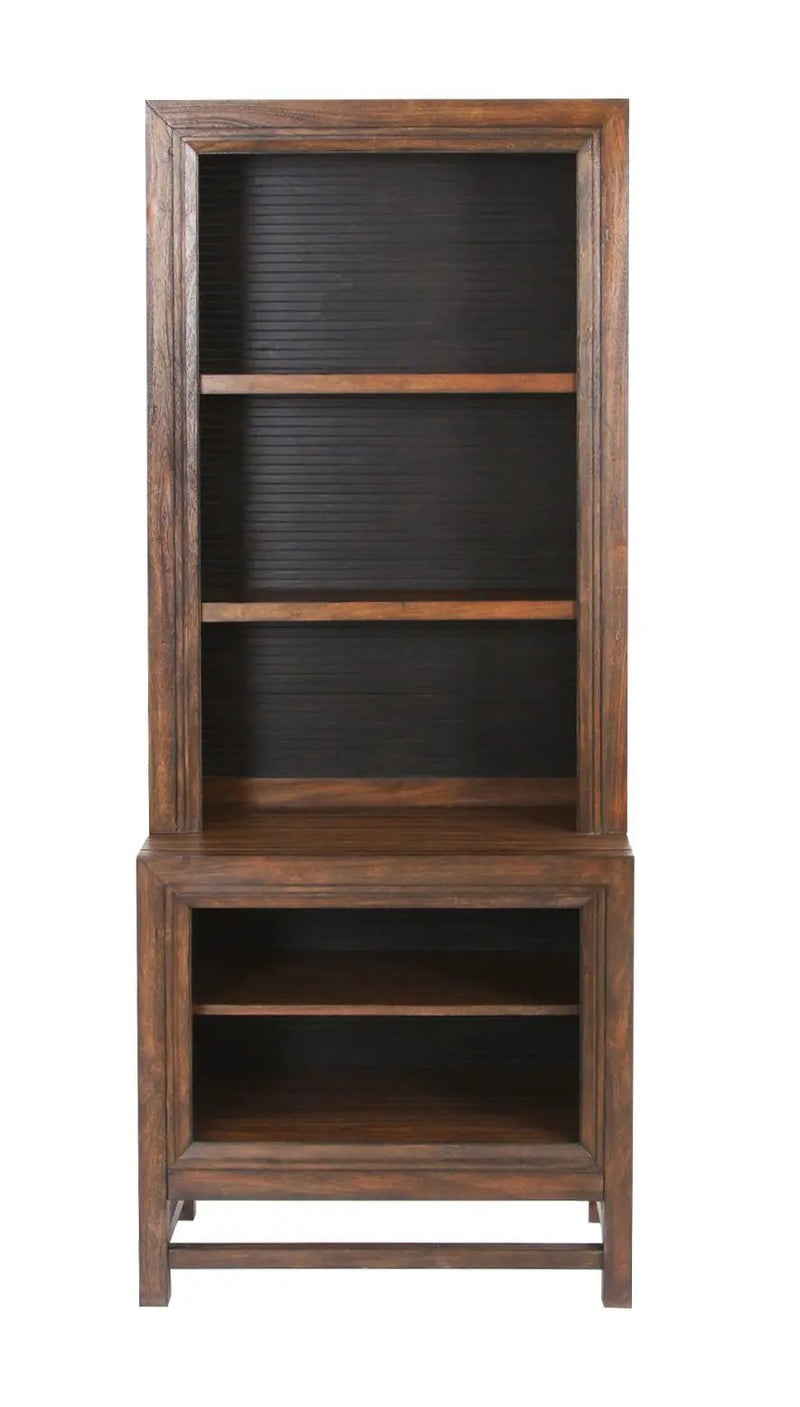 Bookcase Pier, 2 Tone - Brown by HouseOfZazla