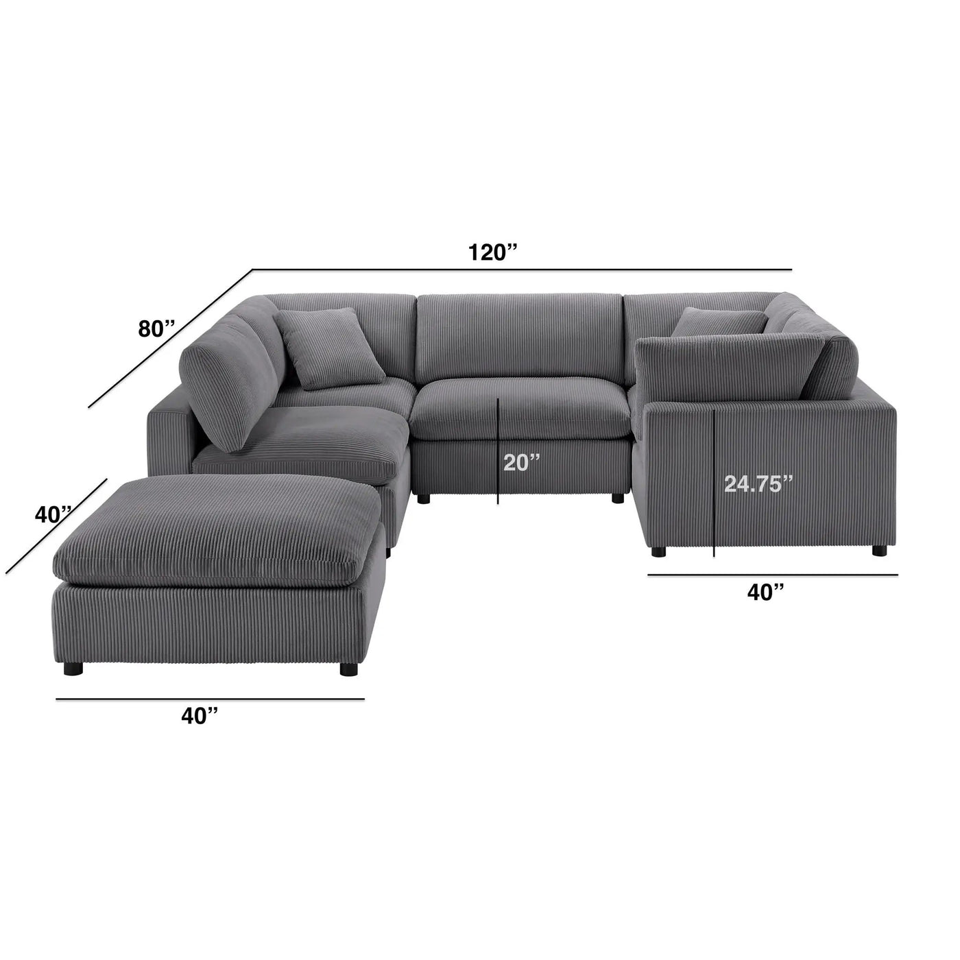 Chelsea - Modular Sectional by HouseOfZazla