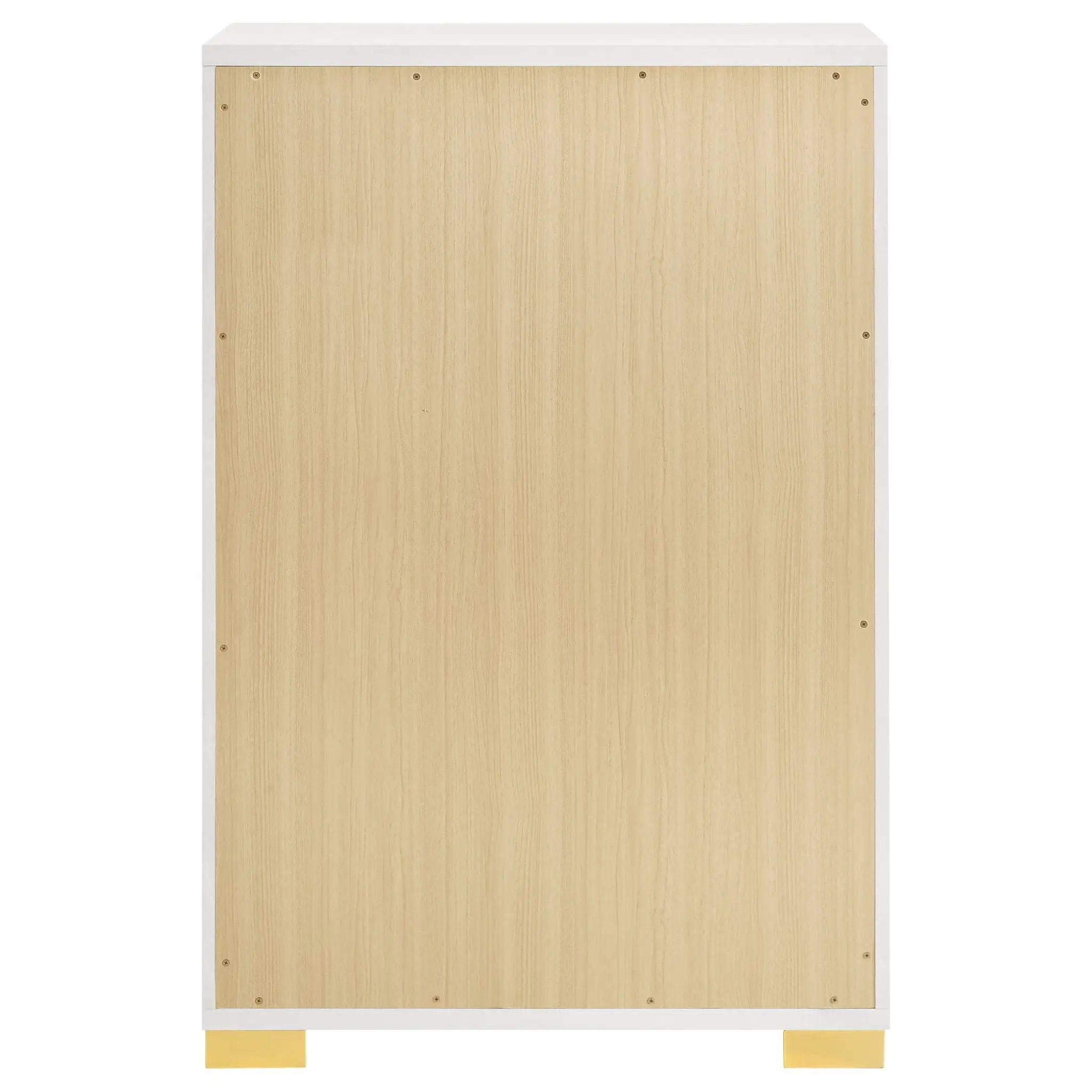 Marceline 5-drawer Bedroom Chest White by Unique Piece Furniture