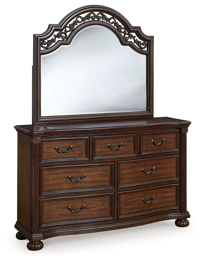 Lavinton - Dresser And Mirror - Brown by Unique Piece Furniture