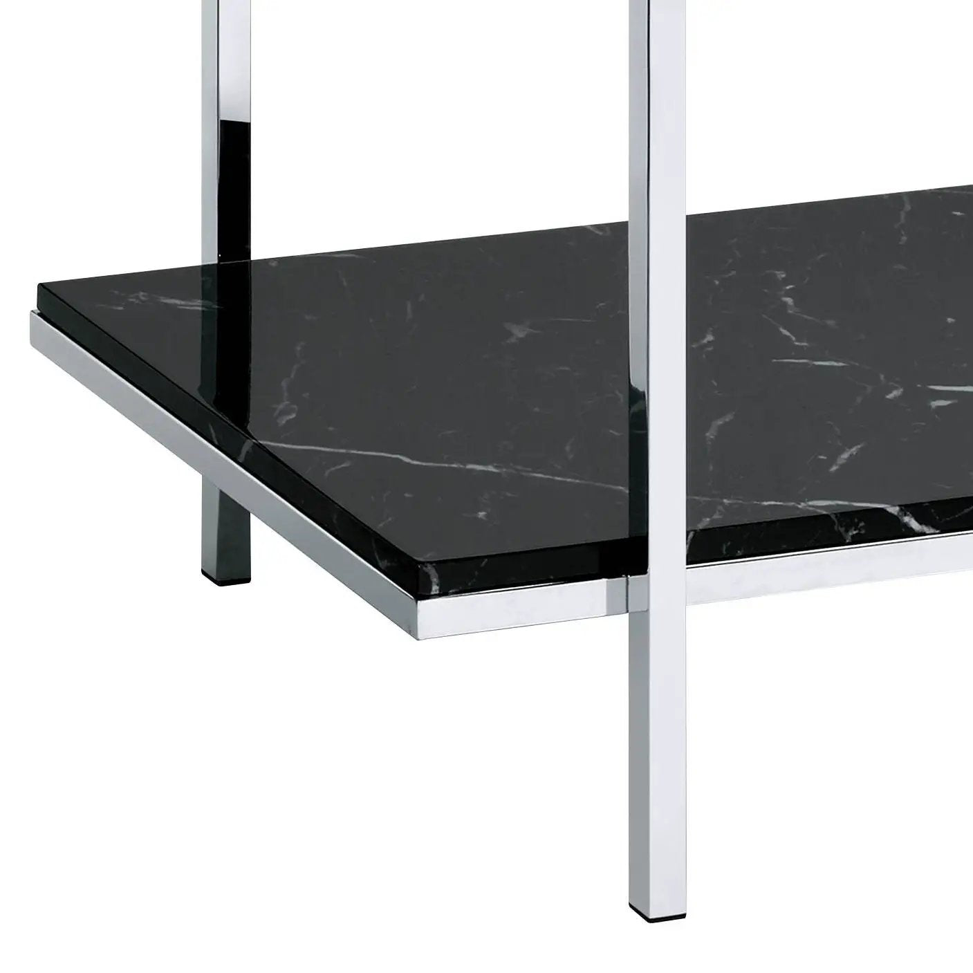Angwin - Mirrored Faux Marble Console Table - Multi by Unique Piece Furniture