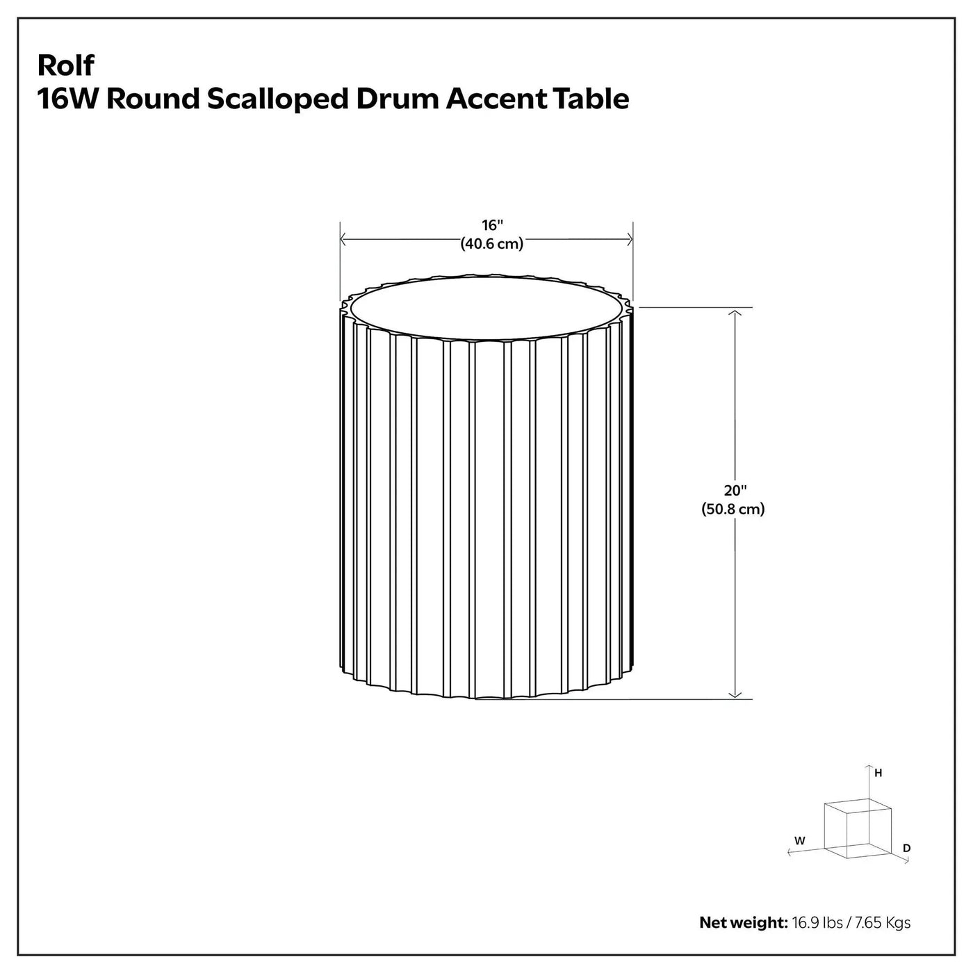 Rolf - Side Table by HouseOfZazla