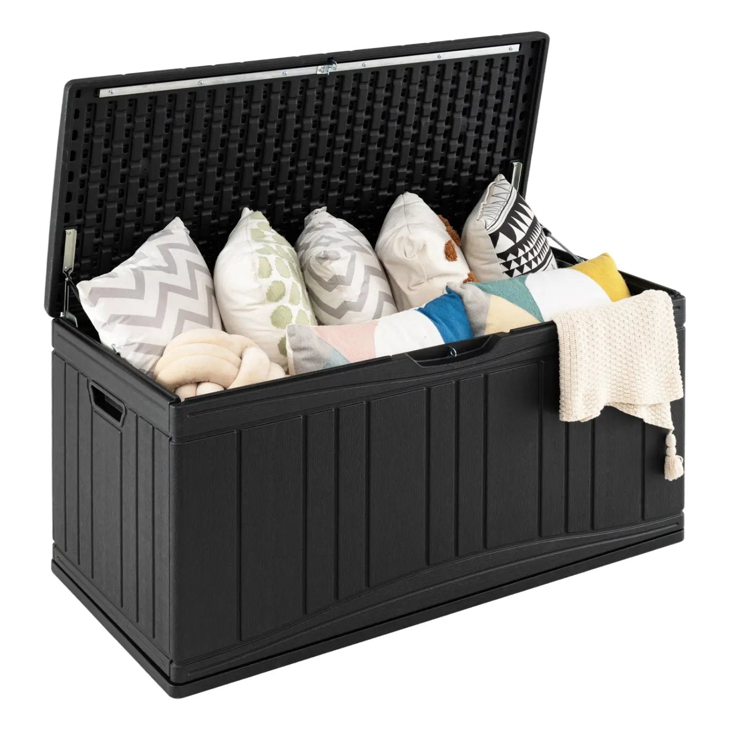 80 Gallon Outdoor Deck Box with Lockable Lid by DirectDeals