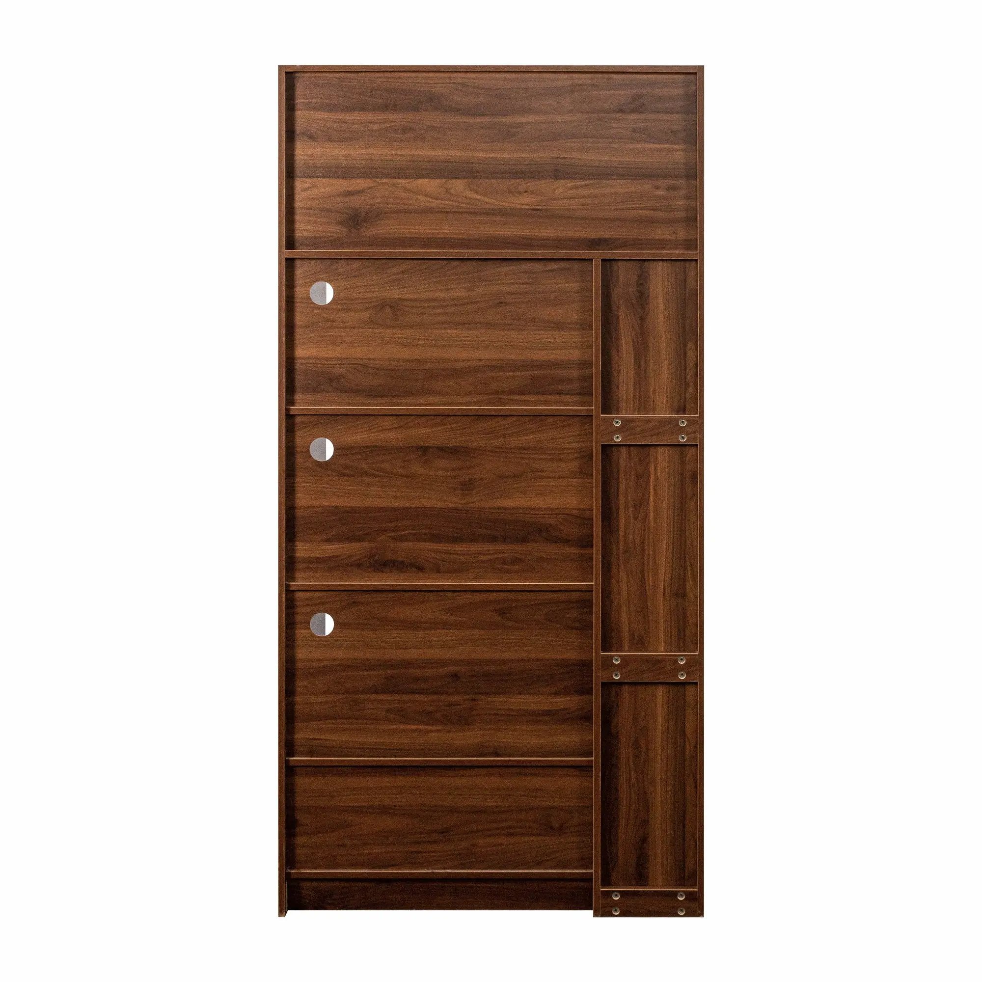 70.87" Tall Kitchen Pantry Cabinet with Multi-Tier Pull-Out Shelf by HouseOfZazla