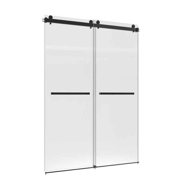 60"W x 75"H Double-Sliding Shower Door by HouseOfZazla
