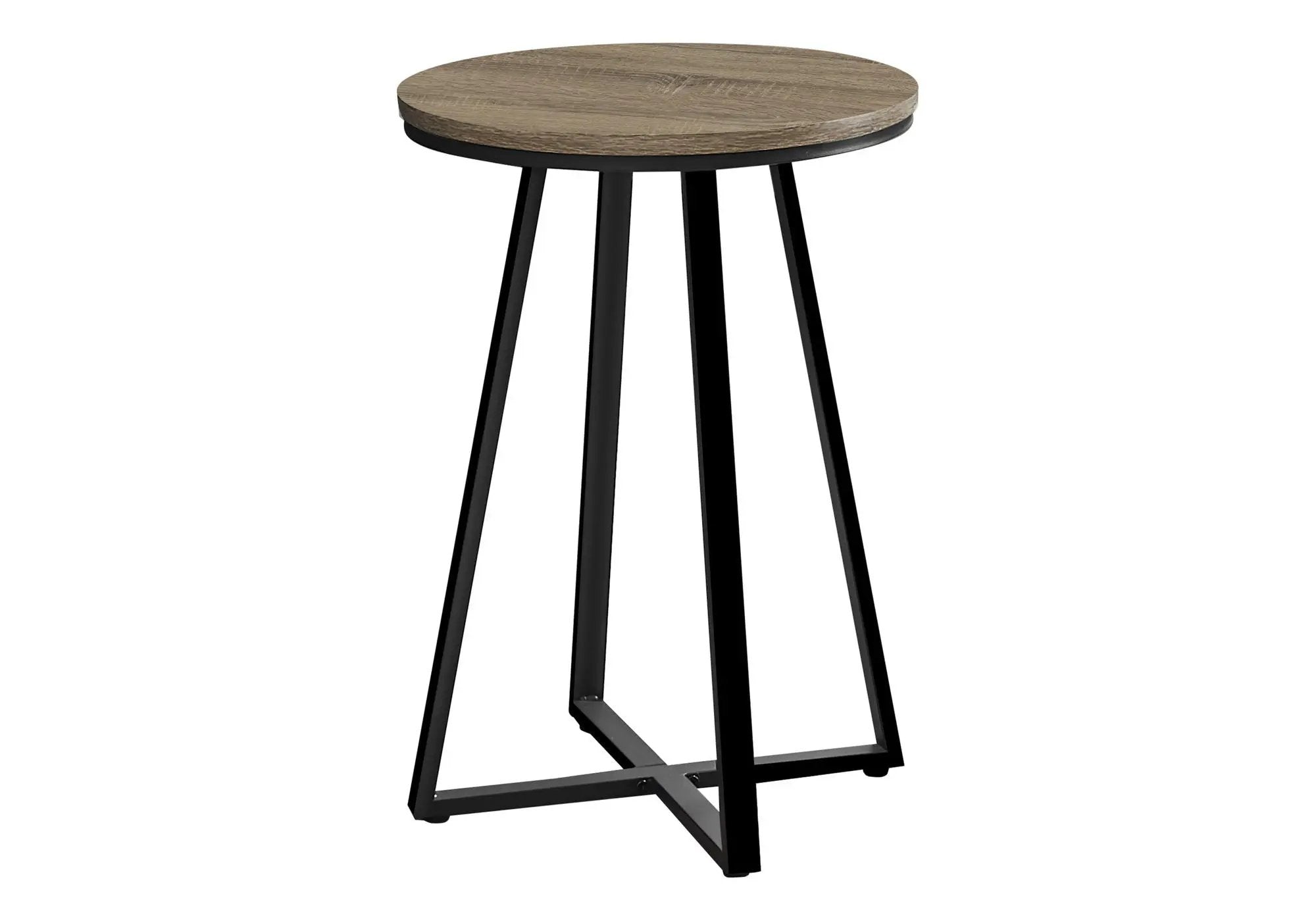 Accent Table, Side, Round Contemporary & Modern Modern Design by HouseOfZazla