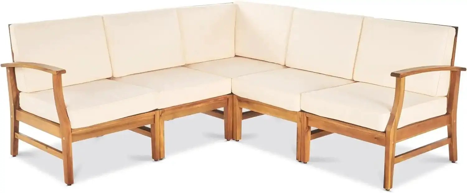 Perla - 5 Pieces Sofa Set by HouseOfZazla