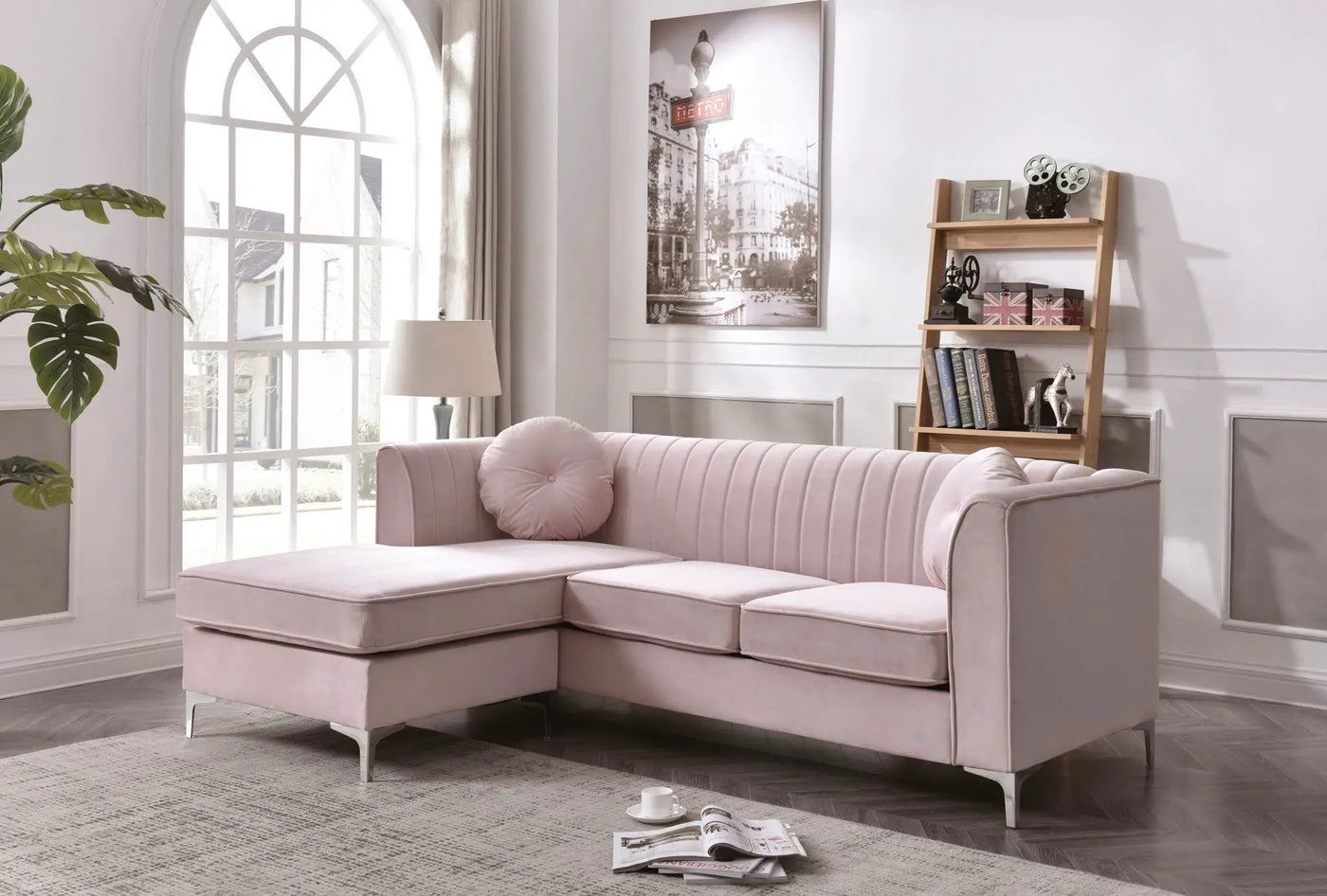 Delray - Micro Suede Sofa Chaise by HouseOfZazla