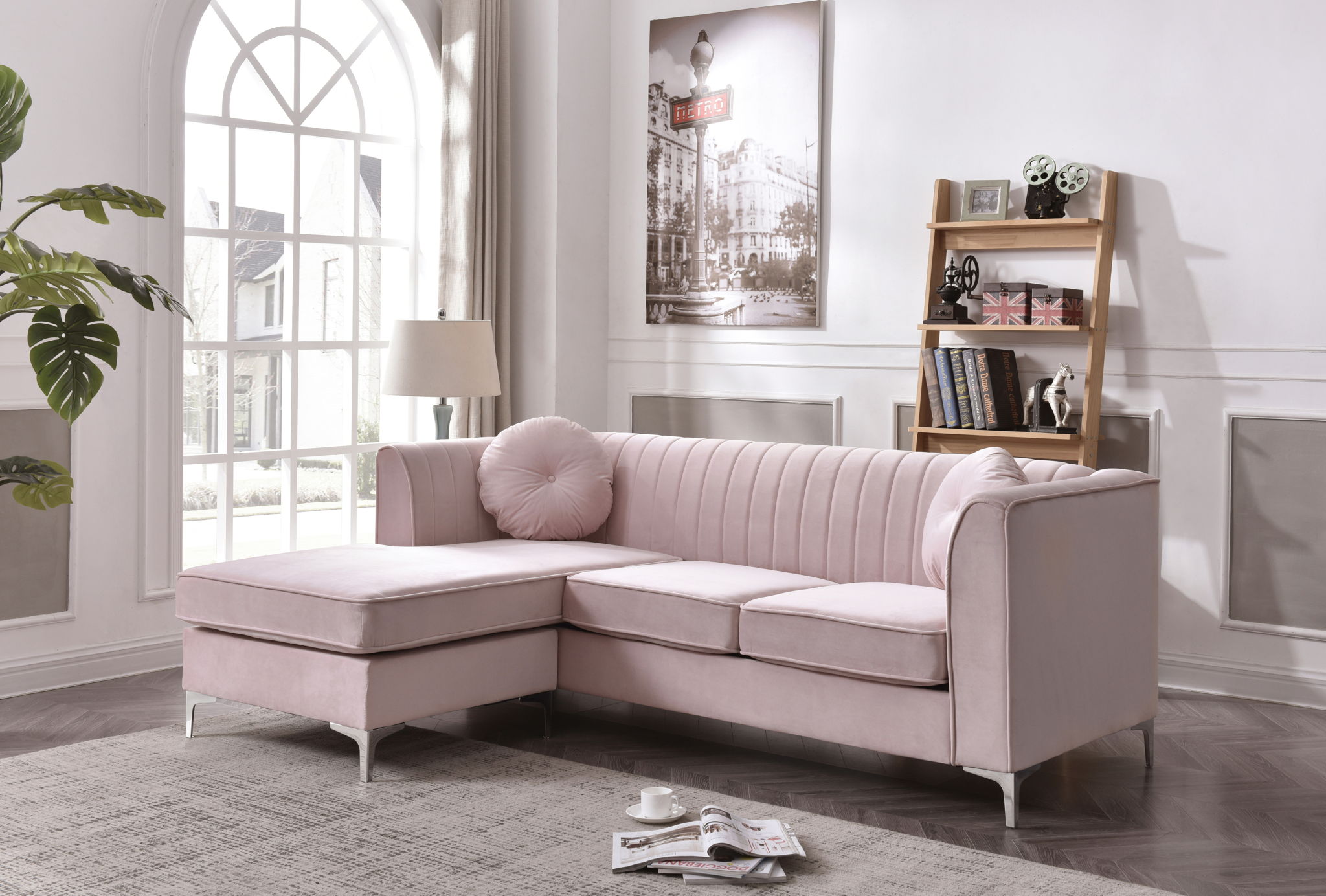 Delray - Micro Suede Sofa Chaise by HouseOfZazla
