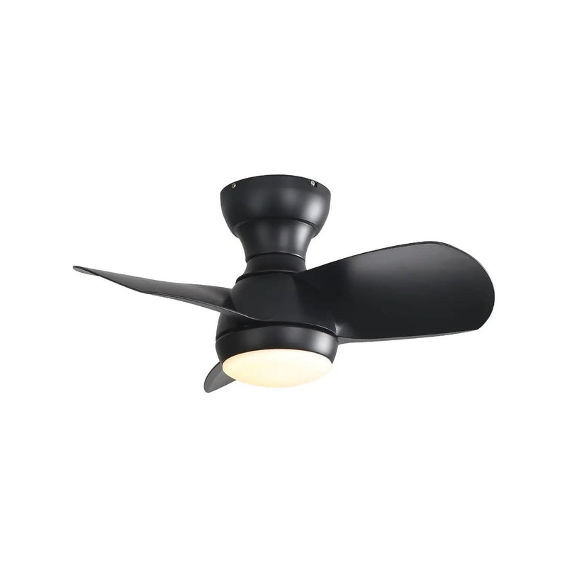 23" Bedroom Ceiling Fan With 3 Color Dimmable 3 ABS Blades Remote Control Dc Motor With 18W Led Light by HouseOfZazla