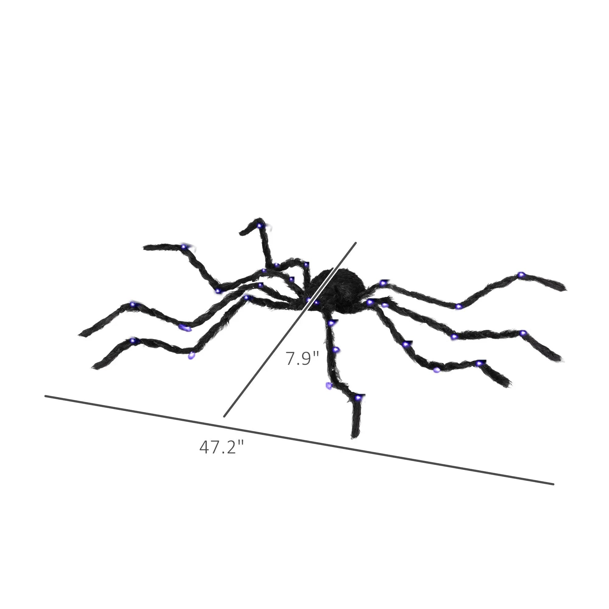 3.25' Illuminated Arachnid Halloween Accent by HouseOfZazla