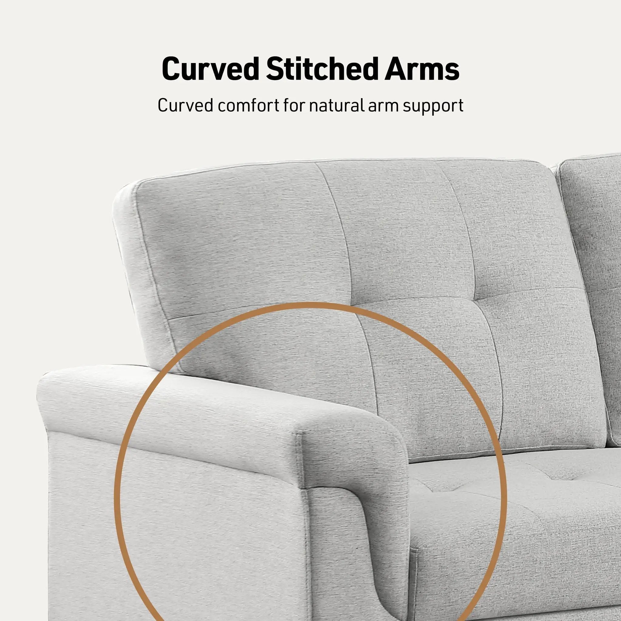 Lucca - Reversible Sleeper Sectional Sofa With Storage Chaise by Unique Piece Furniture