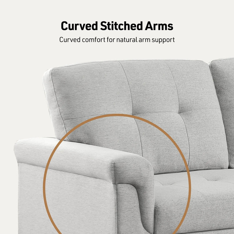 Lucca - Reversible Sleeper Sectional Sofa With Storage Chaise by Unique Piece Furniture