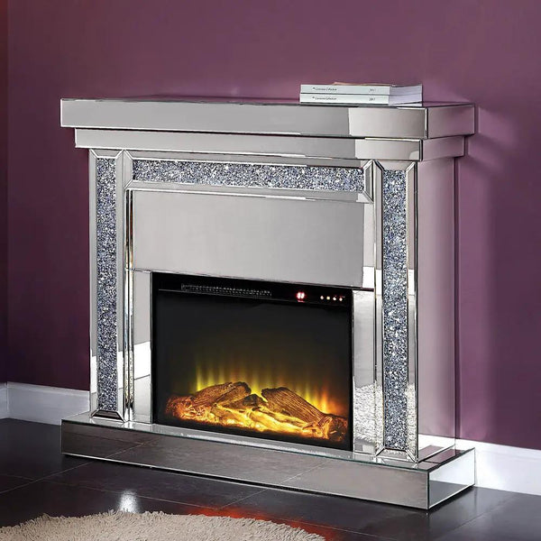 Noralie - Foyer de 42 po - Miroir et faux diamants