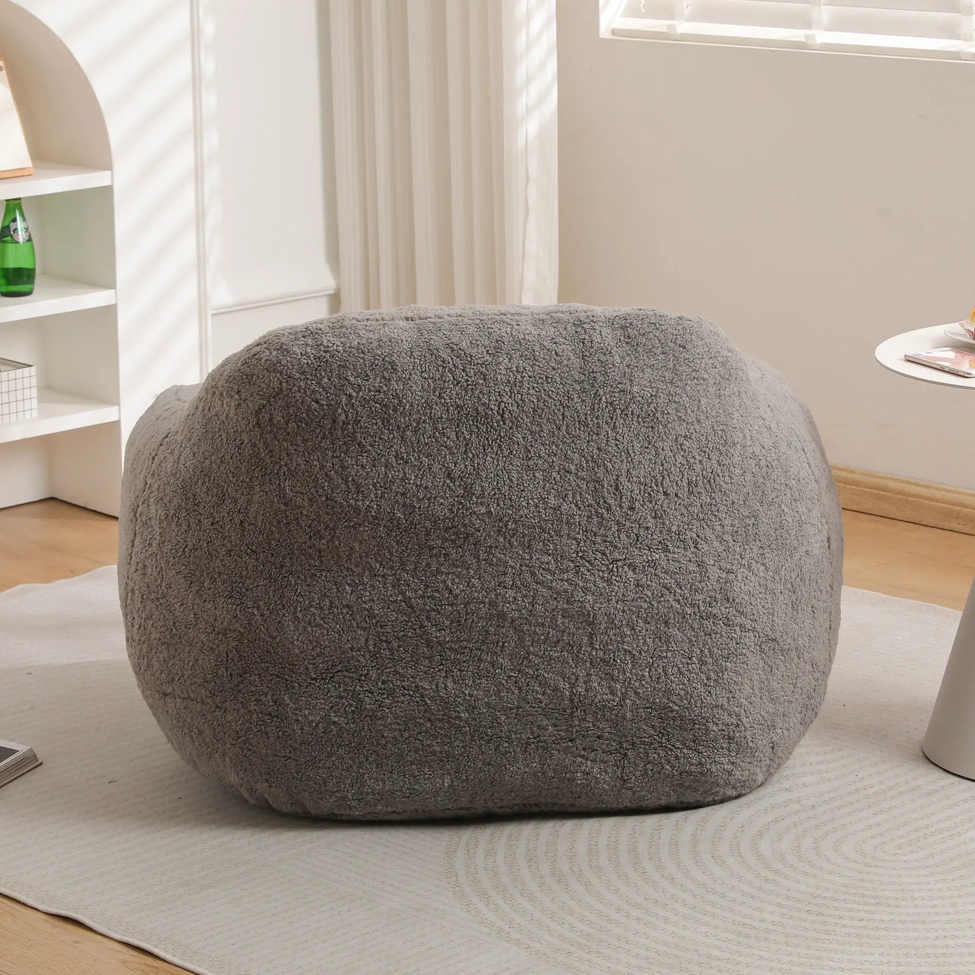 Giant Bean Bag Chair, Spacious Memory Foam With Armrests by Unique Piece Furniture