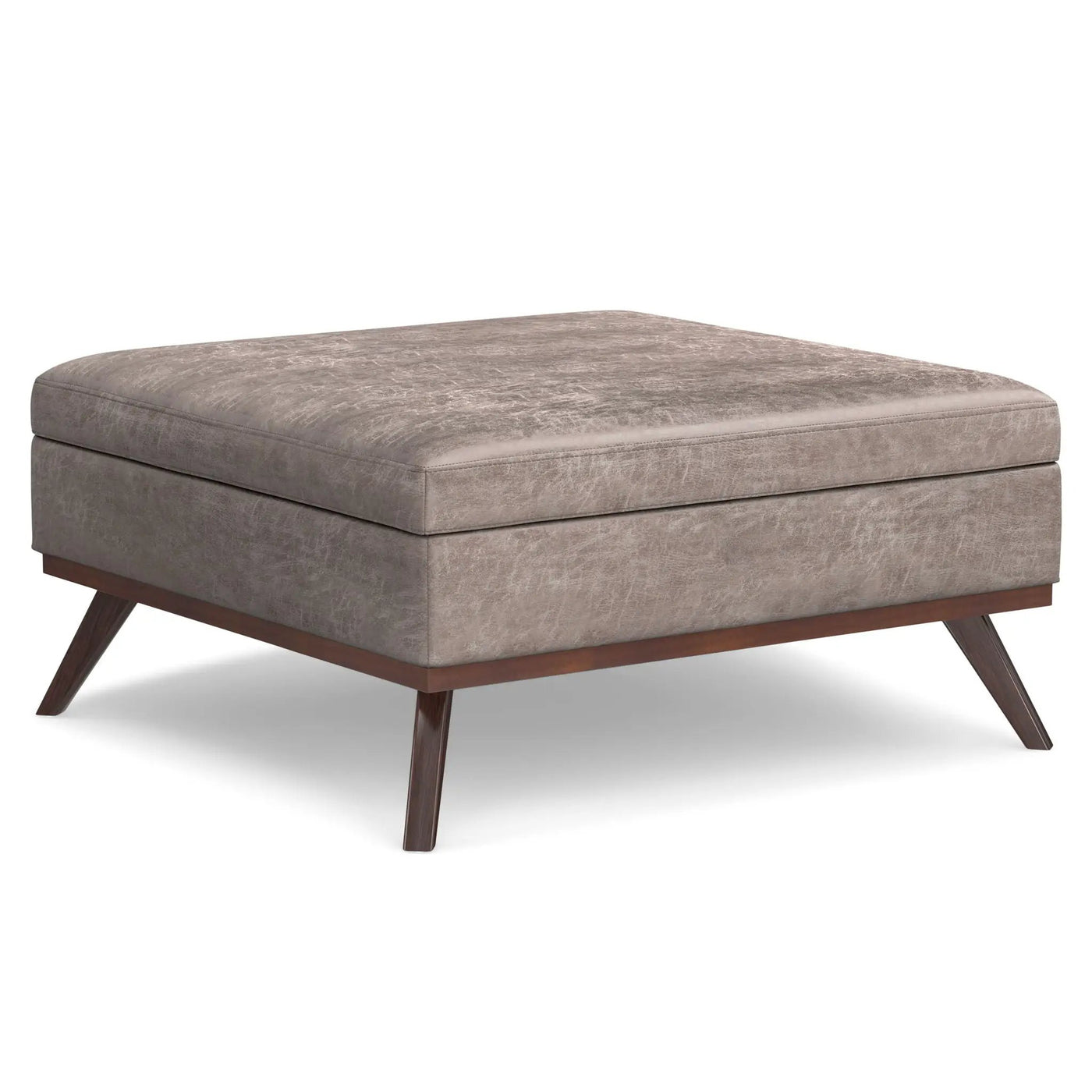 Owen - Multifunctional Square Coffee Table Storage Ottoman by HouseOfZazla
