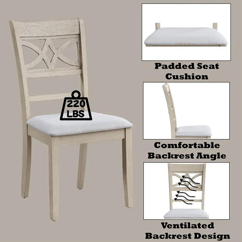 Ferris - Side Chair (Set of 2) - Antique Gray by Unique Piece Furniture