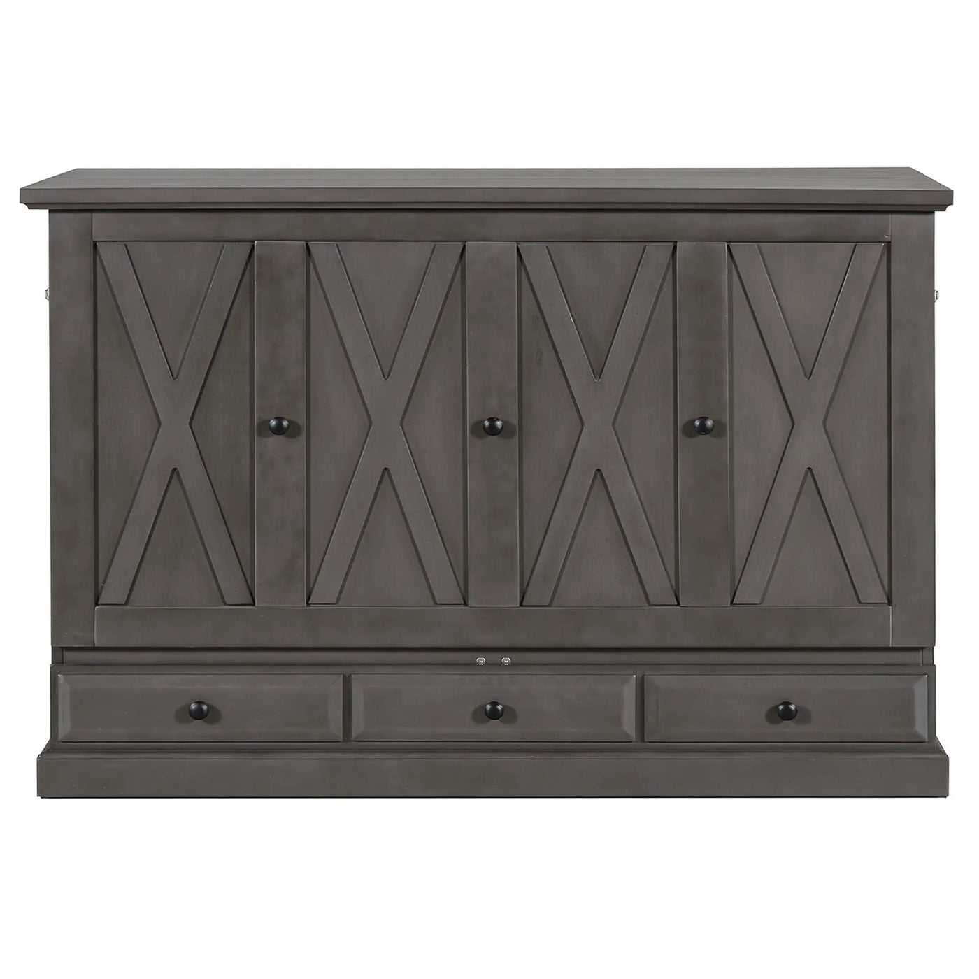 Murphy Bed Chest Cube Cabinet With Charging Station And Large Storage Drawer by HouseOfZazla