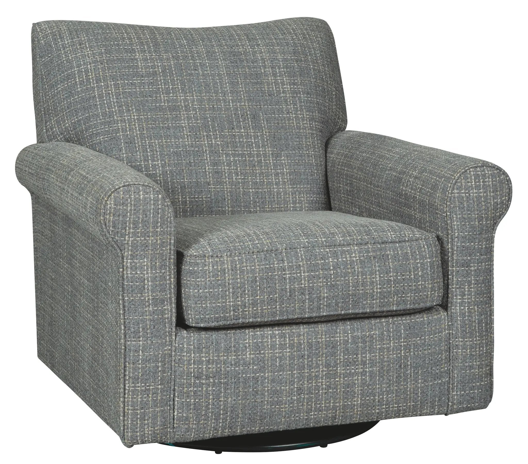 Renley - Swivel Glider Accent Chair - Ash by Unique Piece Furniture