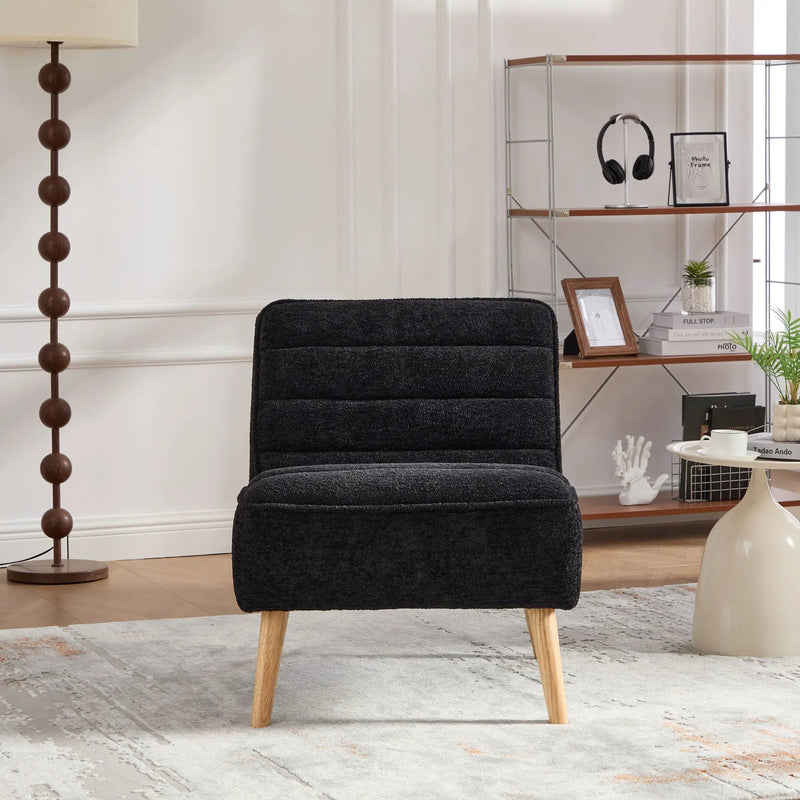 Upholstered Armless Accent Chair by HouseOfZazla