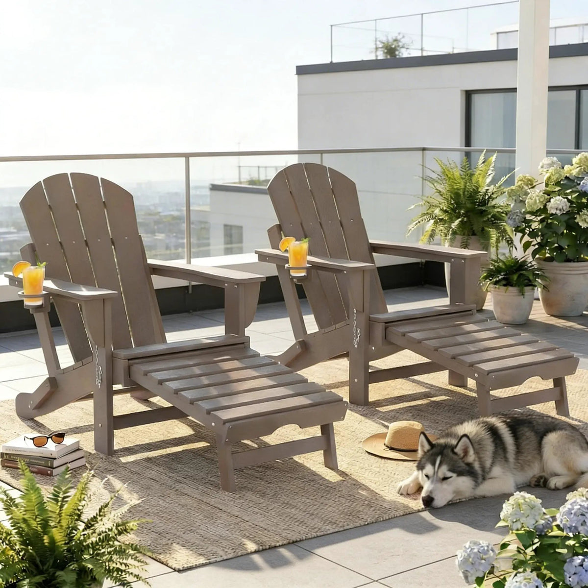Stylish Folding Fire Pit Chair Set of 2 by HouseOfZazla