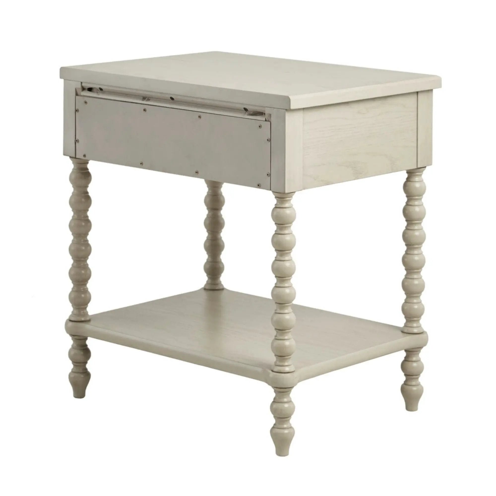 Traditional Durable Nightstand Table With Drawer And Shelf by Unique Piece Furniture