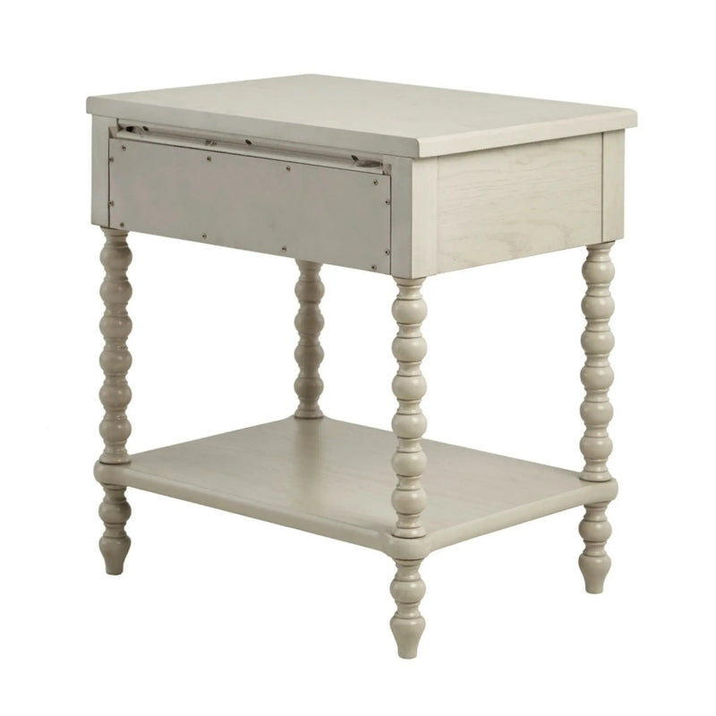 Traditional Durable Nightstand Table With Drawer And Shelf by HouseOfZazla