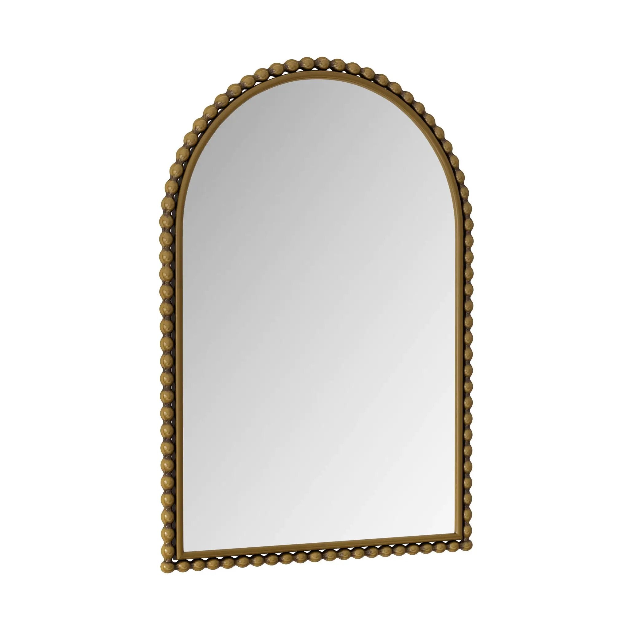 Vintage Iron Art Arch Mirror, Wall Hanging Or Table Display by HouseOfZazla