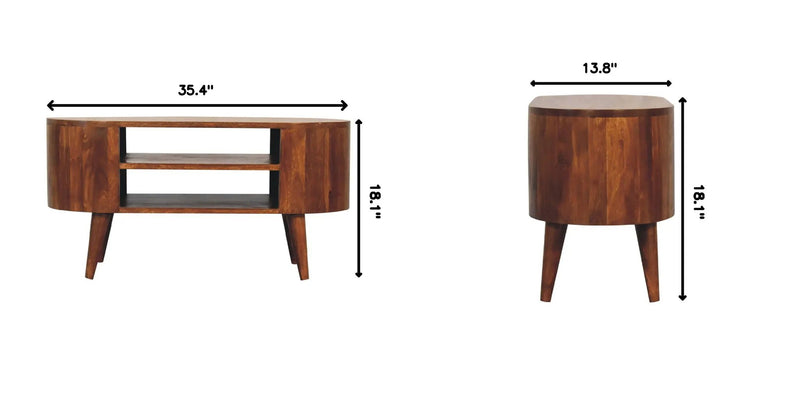 Cortez - Media Unit - Chestnut by HouseOfZazla